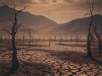 Brown Cracked Earth Texture Shows Desert Landscape,Wallpaper, Backdrop